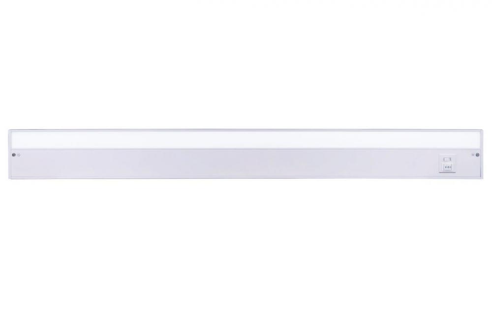 36&#34; Under Cabinet LED Light Bar in White (3-in-1 Adjustable Color Temperature)