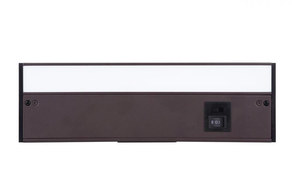 12&#34; Under Cabinet LED Light Bar in Bronze (3-in-1 Adjustable Color Temperature)