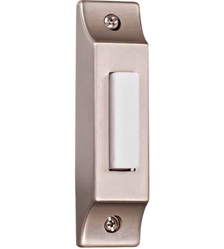 Surface Mount Die-Cast Builder&#39;s Series LED Lighted Push Button in Pewter