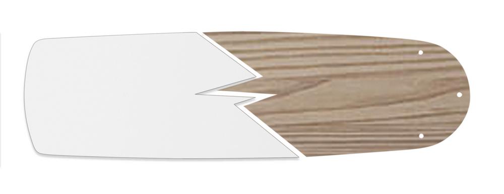 62&#34; Supreme Air Plus Blades in White/Washed Oak