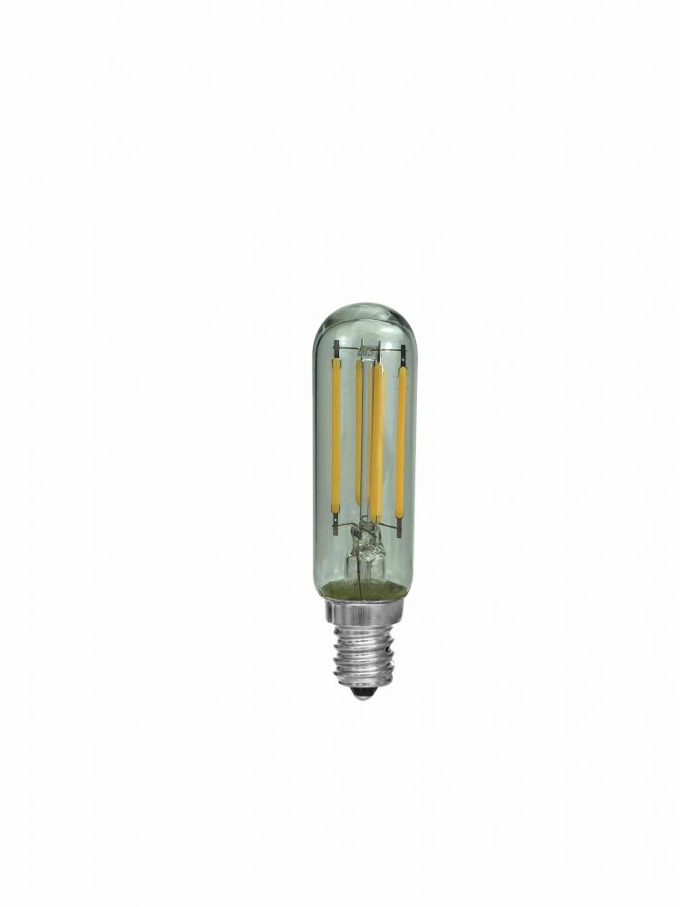 3.35&#34; M.O.L. Clear LED T6, E12, 4.5W, Dimmable, 3000K