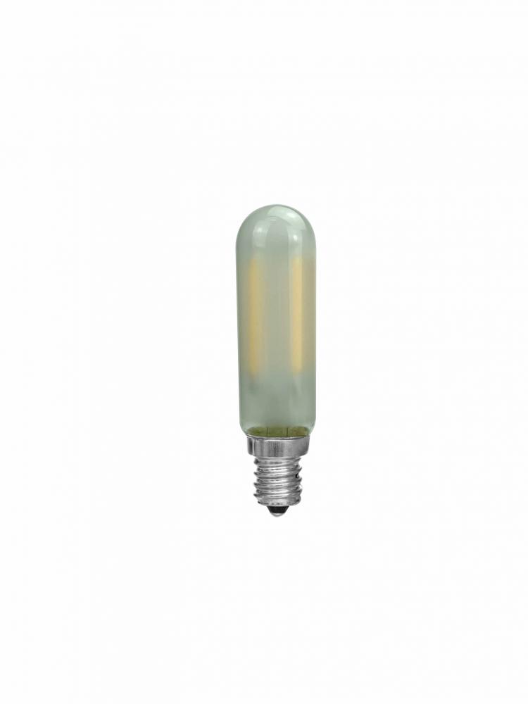 3.35&#34; M.O.L. Frost LED T6, E12, 4.5W, Dimmable, 3000K
