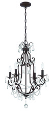 Craftmade 1054C-AG - 4 Light Mini Chandelier