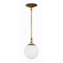 Craftmade 50791-PAB - Orion 1 Light Mini Pendant in Patina Aged Brass