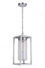 Craftmade ZA4821-SA - Neo 1 Light Outdoor Pendant in Satin Aluminum