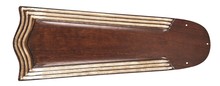 Craftmade B556C-W8 - 56" Custom Carved Blades in Ebony/Vintage Madera