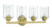 Craftmade 50504-SB - Bolden 4 Light Vanity in Satin Brass