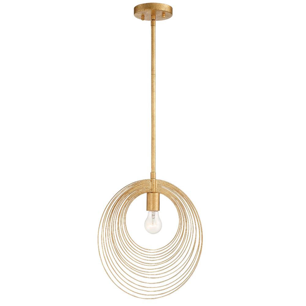 Doral 1 Light Renaissance Gold Pendant