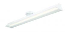 Designers Fountain WA304BL301 - 3 ft. 3,000 Lumens Integrated LED White Wrap Light 4000K, Canopy Mount