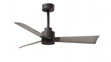 Matthews Fan Company AK-TB-GA-42 - Alessandra 3-blade transitional ceiling fan in textured bronze finish with gray ash blades. Optimize