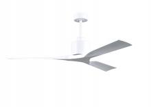 Matthews Fan Company NK-MWH-MWH-60 - Nan 6-speed ceiling fan in Matte White finish with 60” solid matte white wood blades