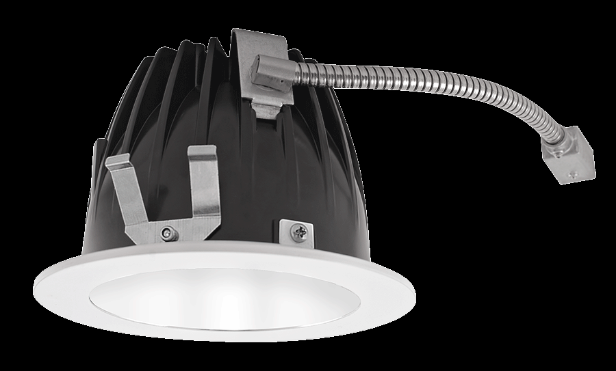 Recessed Downlights, 12 lumens, NDLED4RD, 4 inch round, Universal dimming, wall washer beam spread