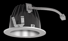 RAB Lighting NDLED4RD-80YN-S-S - Recessed Downlights, 12 lumens, NDLED4RD, 4 inch round, Universal dimming, 80 degree beam spread,