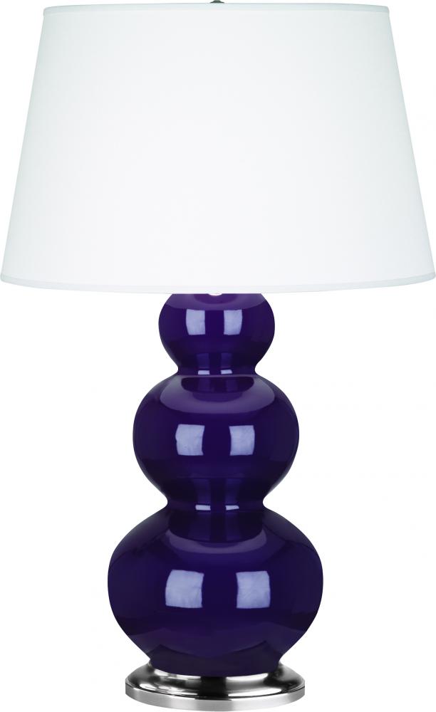 Amethyst Triple Gourd Table Lamp