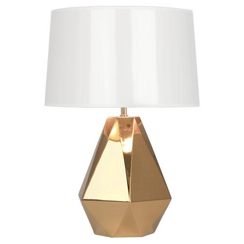 Polished Gold Delta Table Lamp