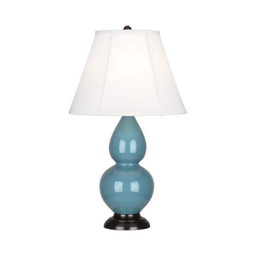 Steel Blue Small Double Gourd Accent Lamp