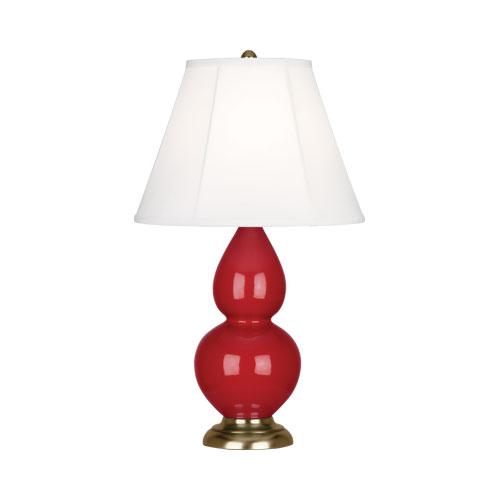 Ruby Red Small Double Gourd Accent Lamp