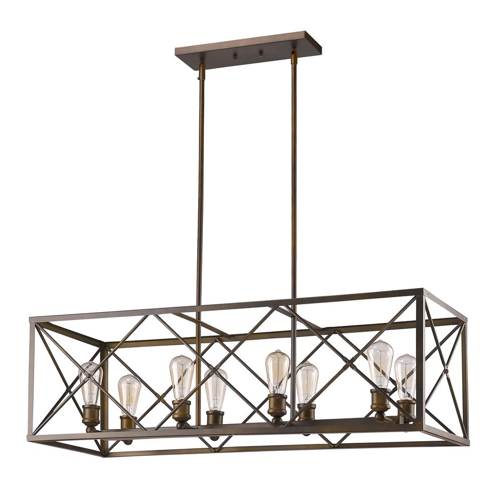 Brooklyn Indoor 8-Light Pendant In Oil Rubbed Bronze