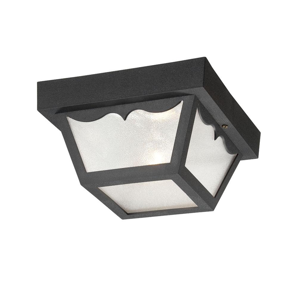 Builder&#39;s Choice 1-Light Matte Black Ceiling Light