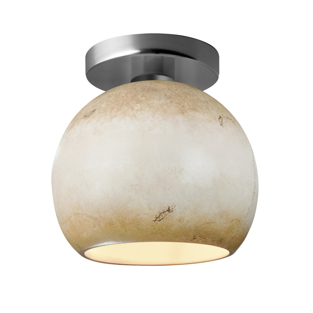 Medium Globe Semi-Flush