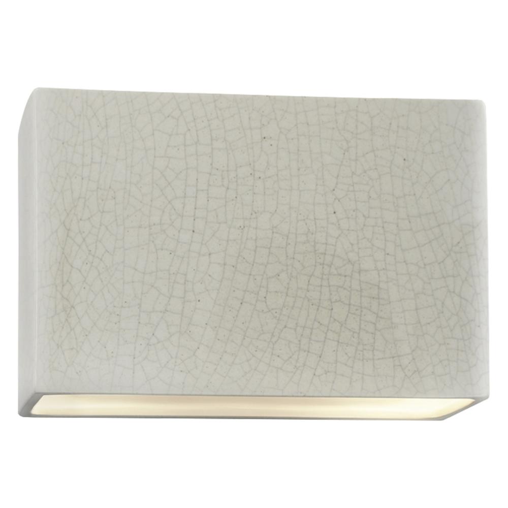 Really Big ADA Wide Rectangle LED Wall Sconce - Open Top & Bottom