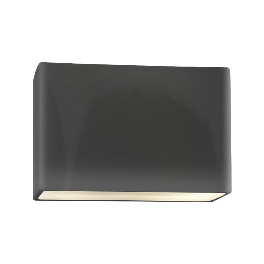 Really Big ADA Wide Rectangle LED Wall Sconce - Open Top & Bottom