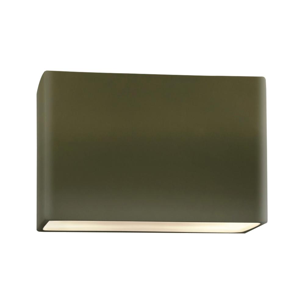 Really Big ADA Wide Rectangle LED Wall Sconce - Open Top & Bottom