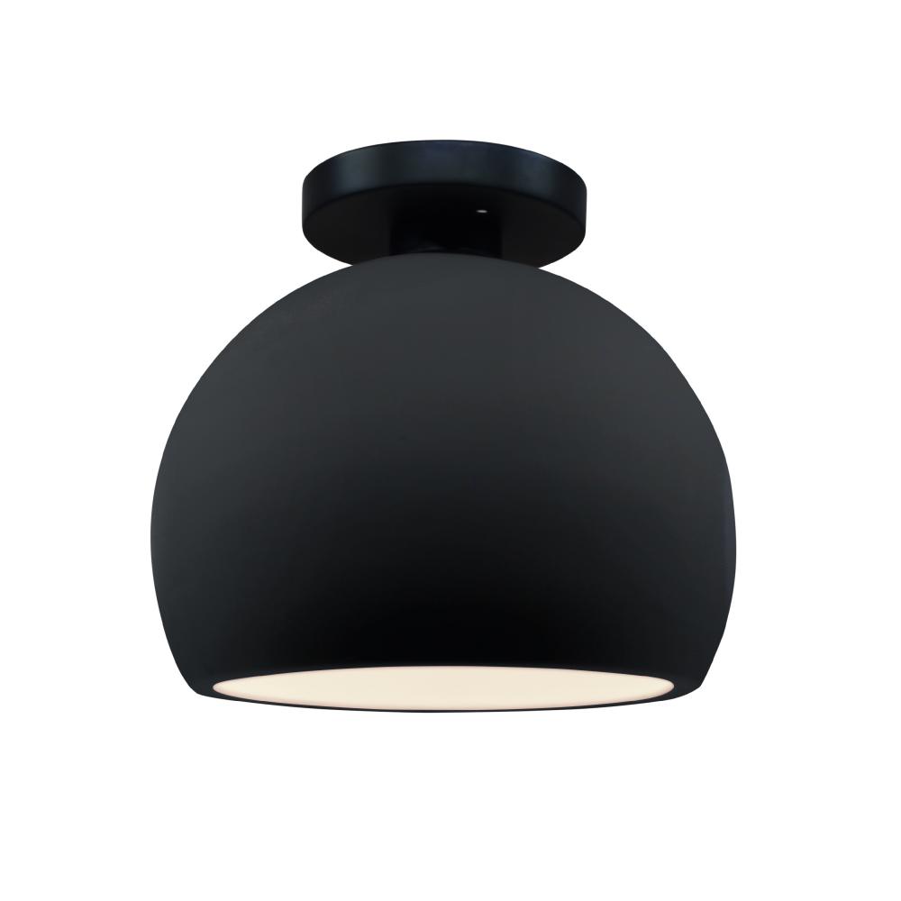 Small Globe LED Semi-Flush