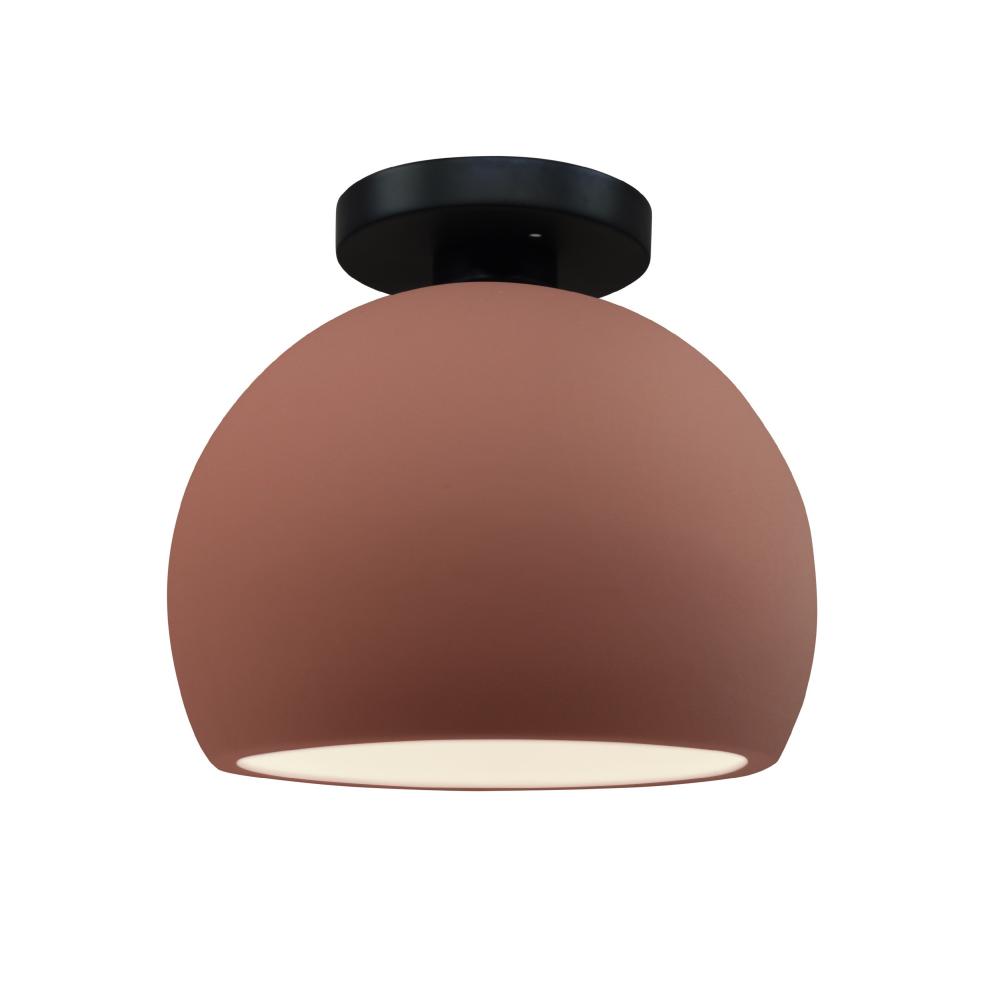 Small Globe LED Semi-Flush