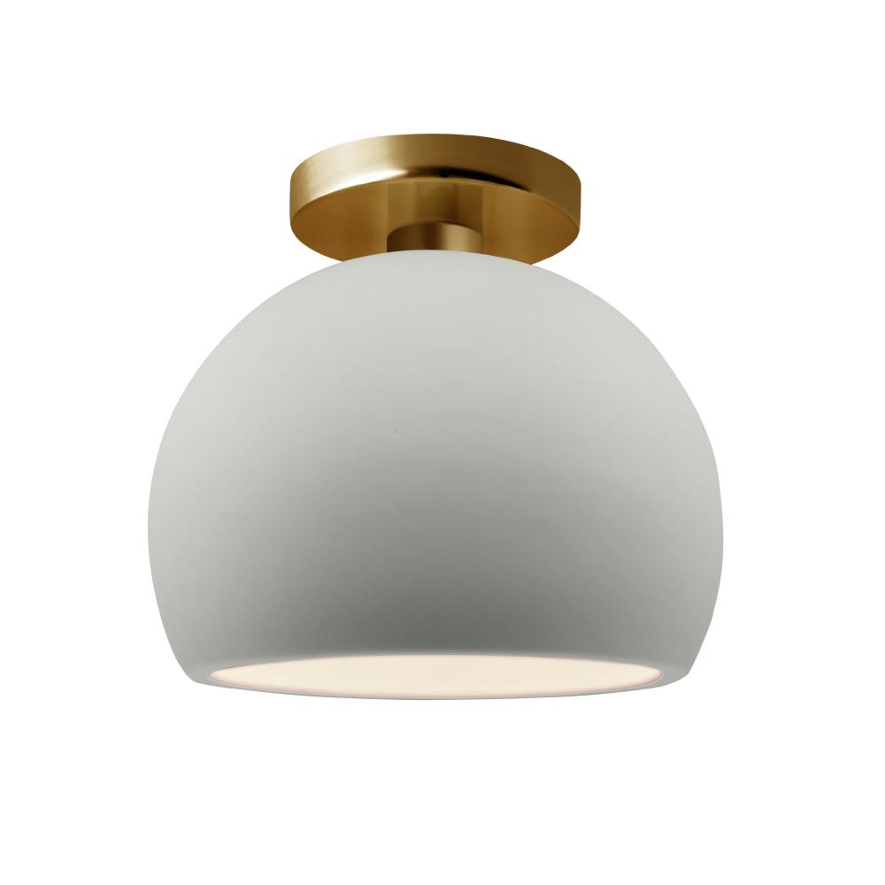 Small Globe LED Semi-Flush