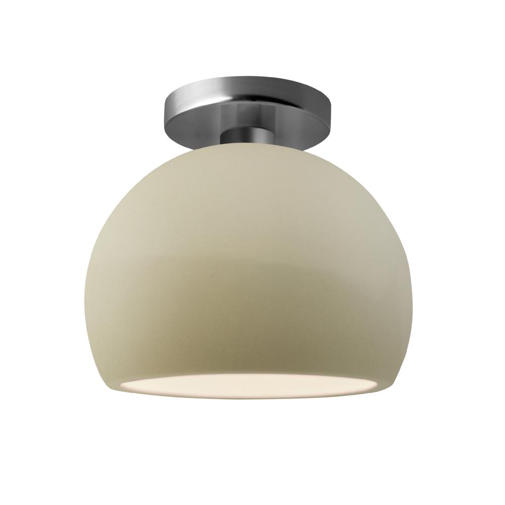 Small Globe LED Semi-Flush