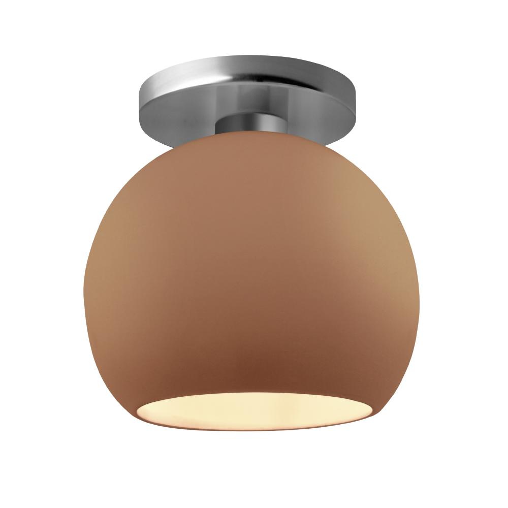 Medium Globe LED Semi-Flush