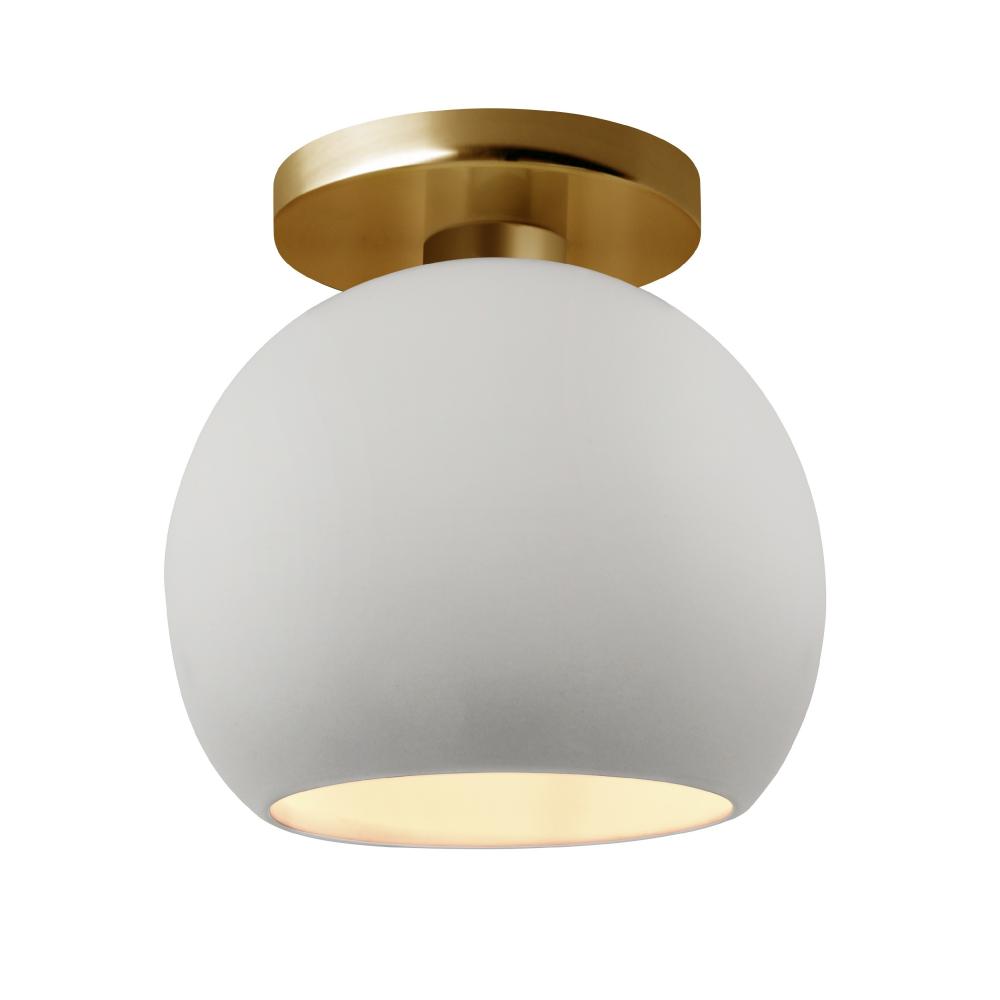 Medium Globe LED Semi-Flush