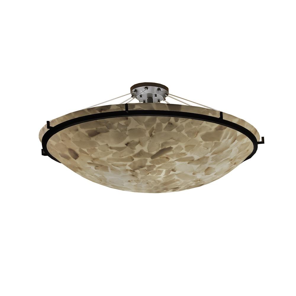 48&#34; Round Semi-Flush Bowl w/ Ring