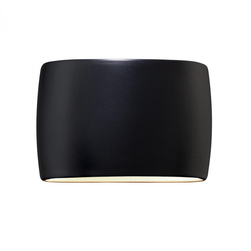 Wide ADA Large Oval LED Wall Sconce - Open Top & Bottom