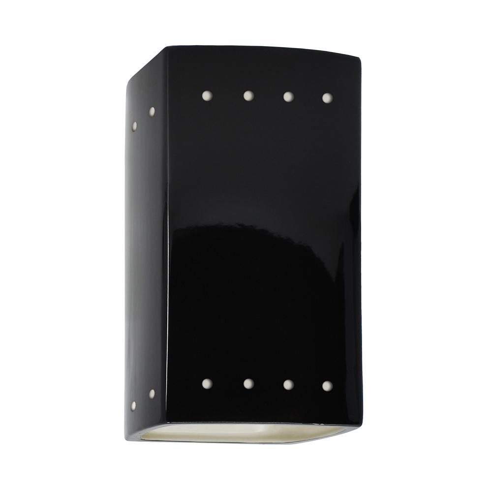 Small LED Rectangle w/ Perfs - Open Top & Bottom (Outdoor)