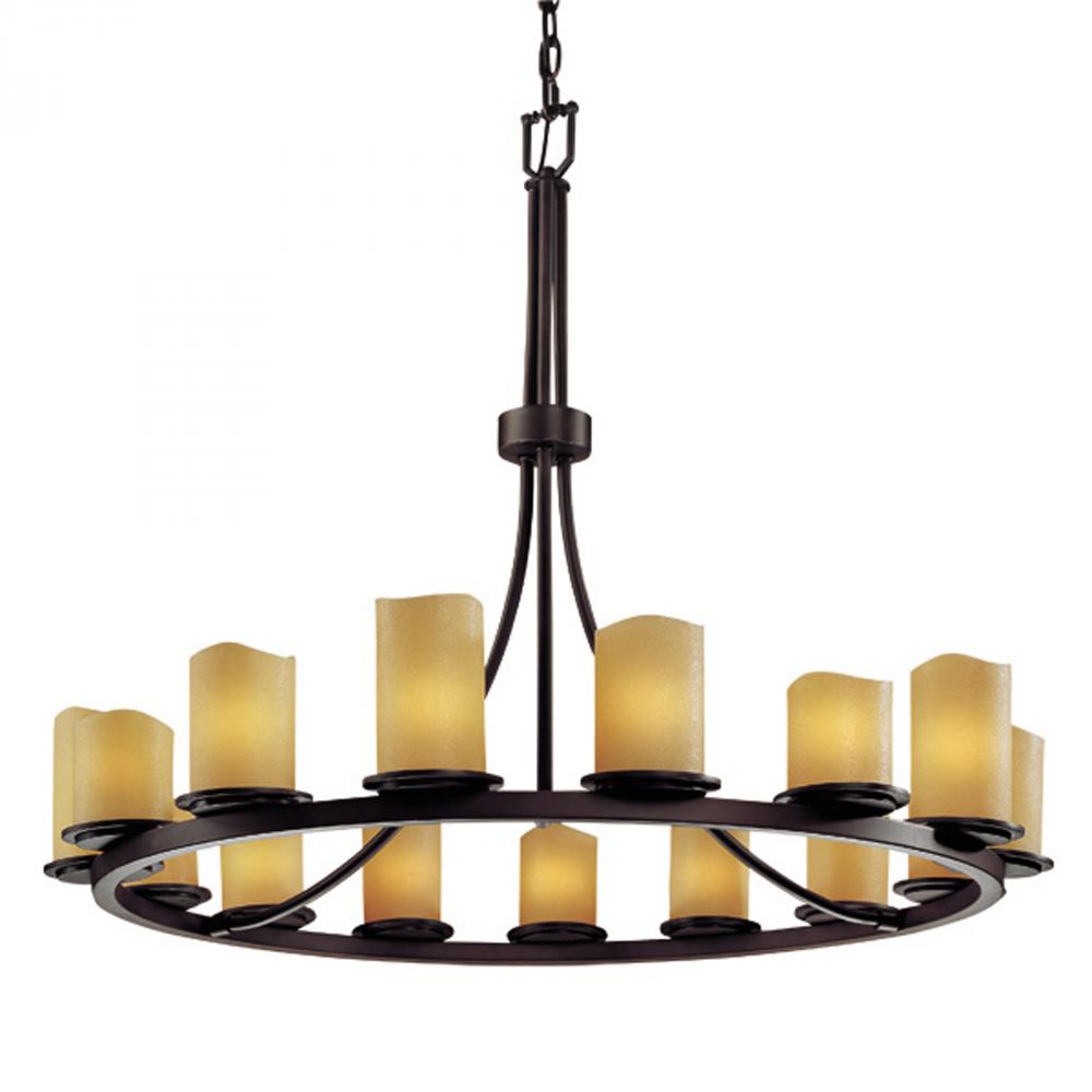 Dakota 15-Light 1-Tier Ring Chandelier