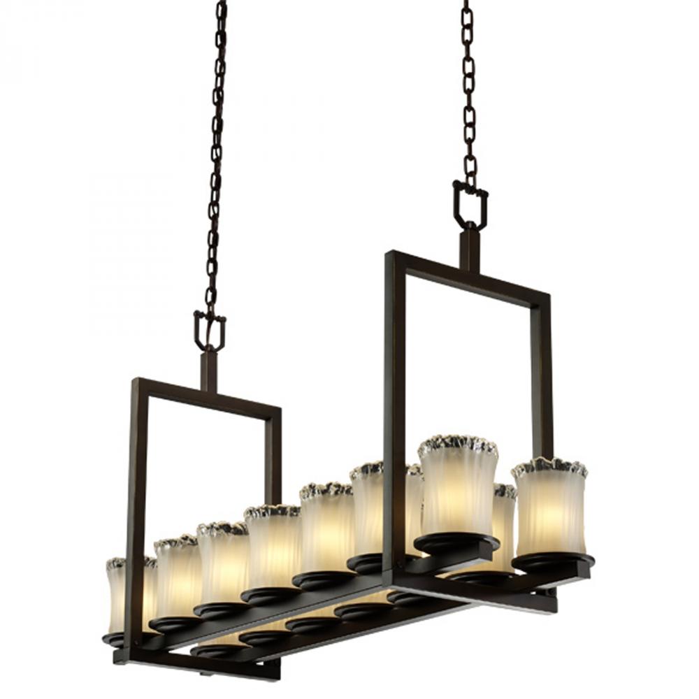 Dakota 14-Light Bridge Chandelier (Short)