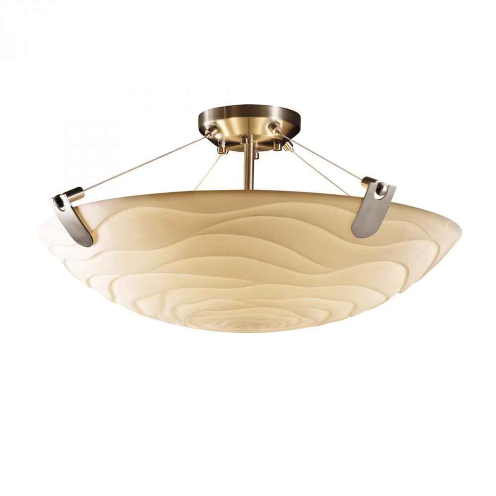 24&#34; LED Semi-Flush Bowl w/ U-Clips