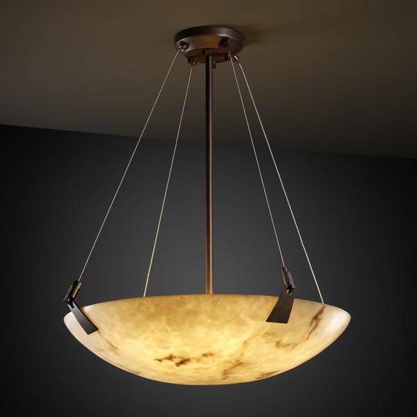 48&#34; Pendant Bowl w/ Tapered Clips
