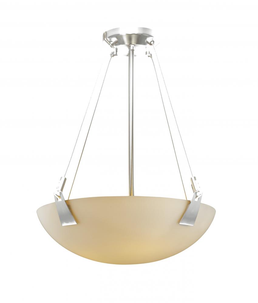 18" LED Pendant Bowl w/ Tapered Clips