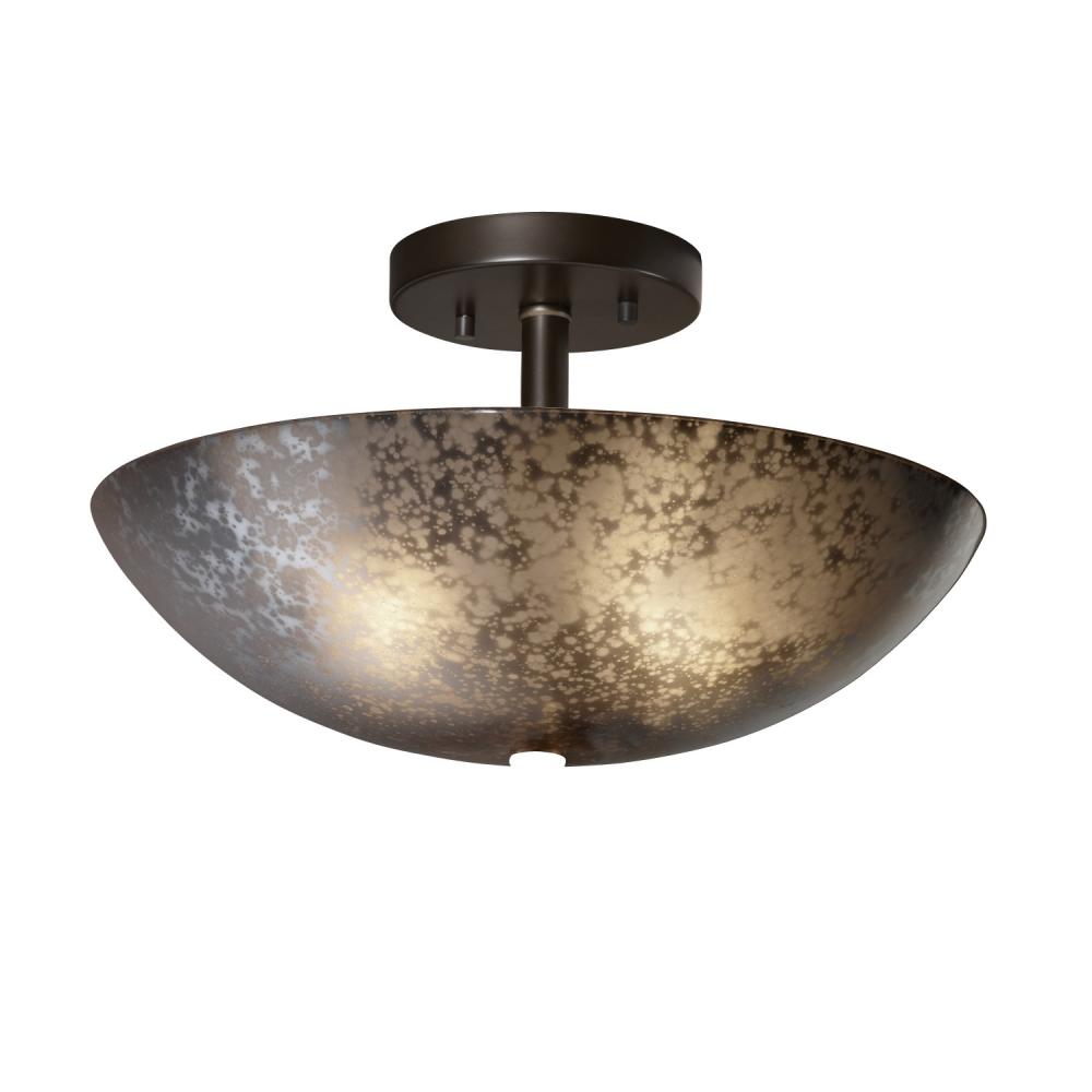 14" LED Semi-Flush Bowl