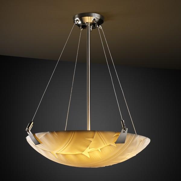 18&#34; LED Pendant Bowl w/ Tapered Clips