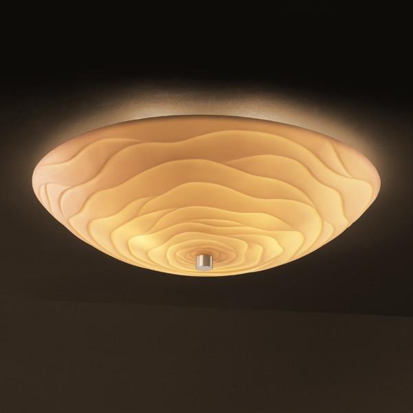 24&#34; Semi-Flush Bowl w/ GU24-LED Lamping