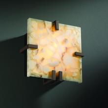 Justice Design Group ALR-5550-NCKL - Clips Square Wall Sconce (ADA)