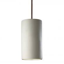 Justice Design Group CER-9625-BIS-DBRZ-RIGID - Large Cylinder Pendant