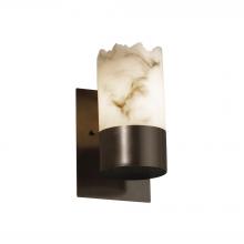 Justice Design Group FAL-8761-12-DBRZ-LED1-700 - Dakota 1-Uplight LED Wall Sconce