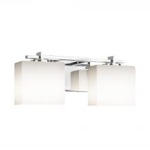 Justice Design Group FSN-8442-55-OPAL-CROM-LED2-1400 - Era 2-Light LED Bath Bar