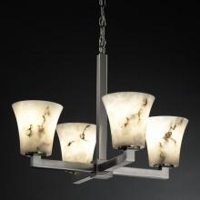 Justice Design Group FAL-8829-20-NCKL - Modular 4-Light Chandelier