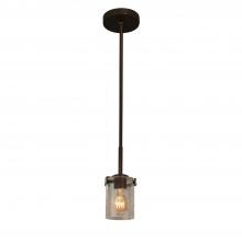 Justice Design Group FSN-8455-10-SEED-DBRZ-LED1-700 - Atlas 1-Light LED Mini-Pendant